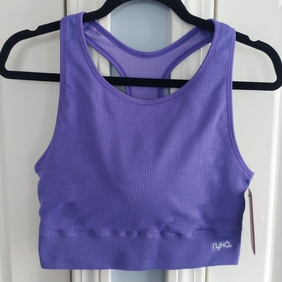Ryka Other - Ryka Purple Ribbed Sports Bra XL